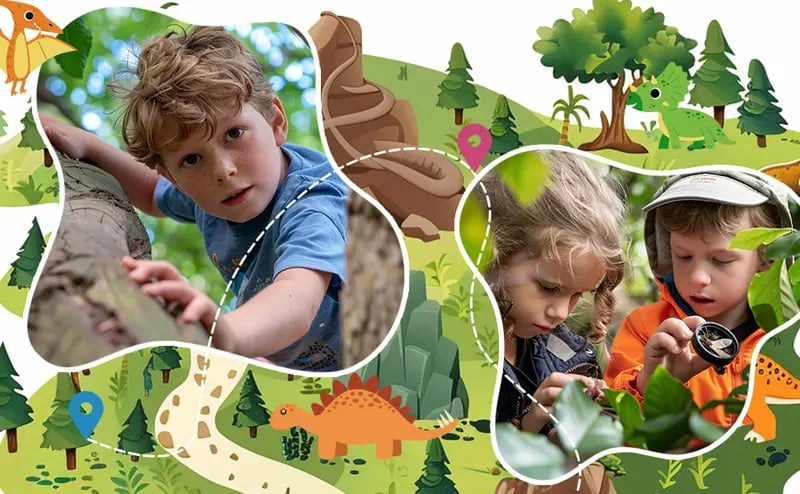 Fygurso 儿童恐龙对讲机产品介绍 3280 英尺 3 通道双向对讲机恐龙与蜘蛛 2 包音频间谍设备多色 2