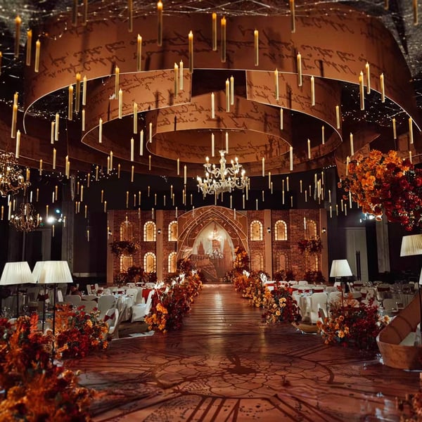 HARRY POTTER FLOATING CANDLES WITH WAND