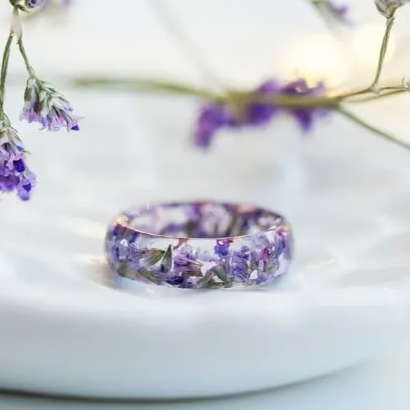 🌸2025 Spring New Sale - Handmade Floral Ring
