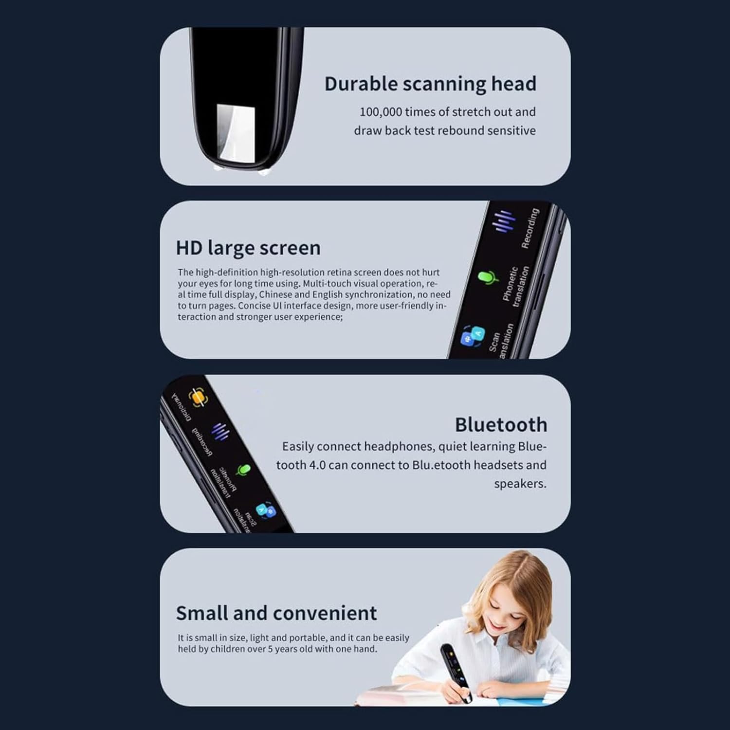 116 Language Translation Scanning Reading Pen