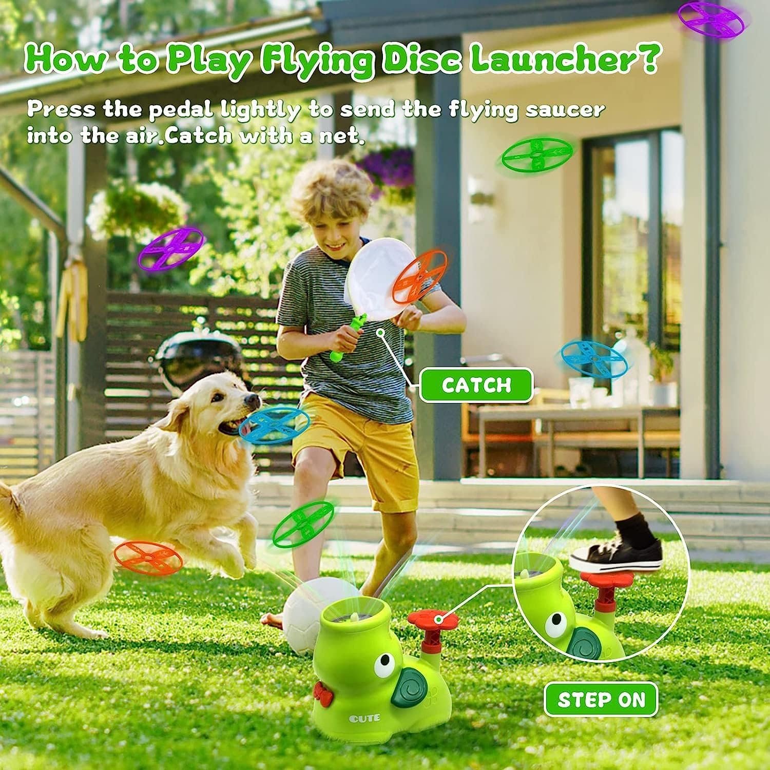 🥏Kid's Flying Discs Launcher Toys