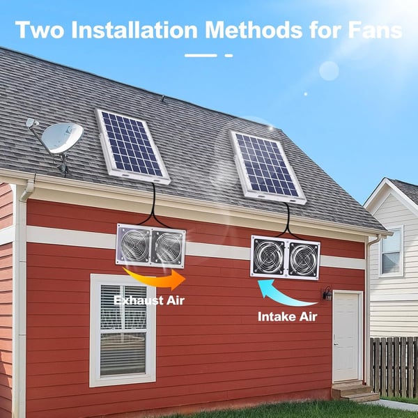 15W Solar Powered Fan