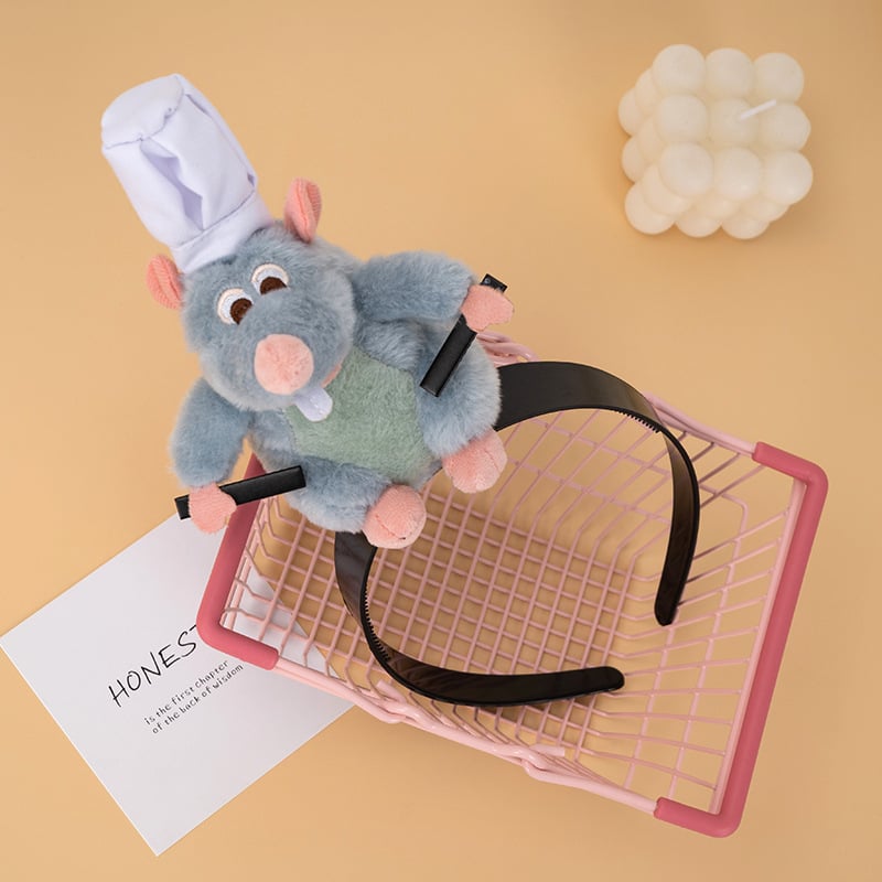 🔥Promotion 49% OFF💥 - Chef Ratatouille Hairband Plush🐭
