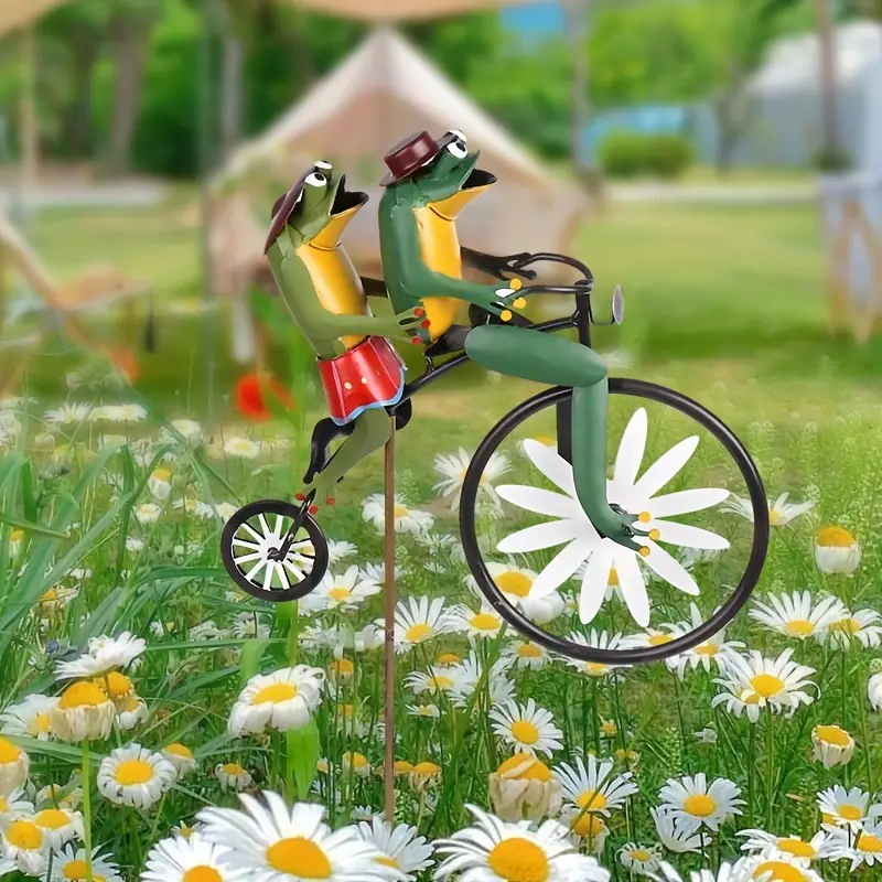 Vintage Bicycle Metal Wind Spinner