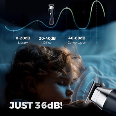 🔥Hot Sale - 49% OFF💕Household Digital Display Professional Electric Hair Clipper Set