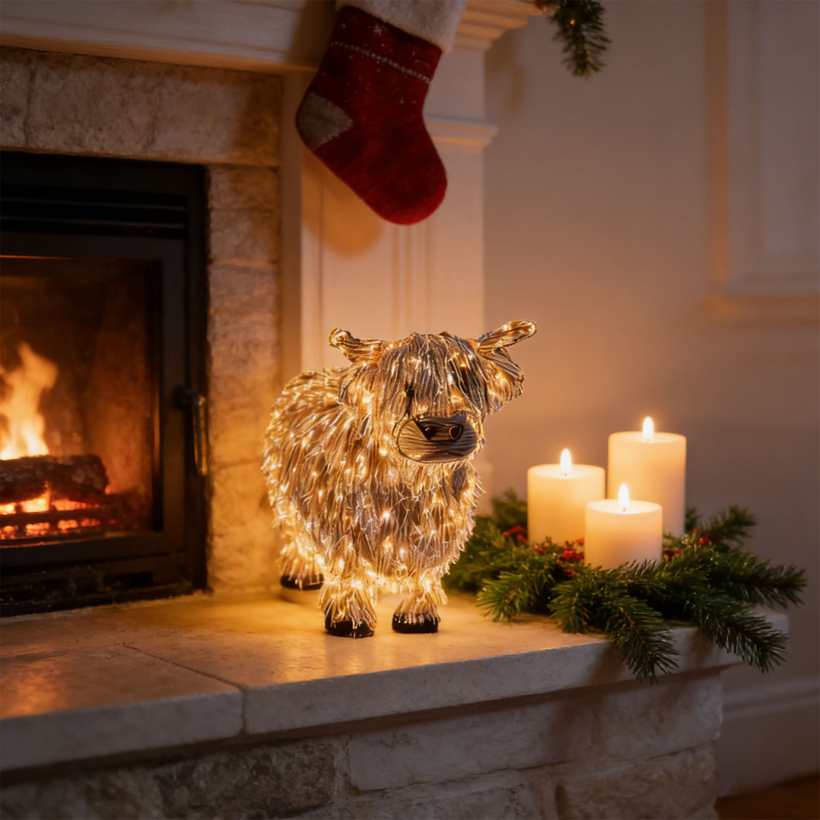 🐂 Highland Cow Sculptural Lamp | A Cozy Statement Piece