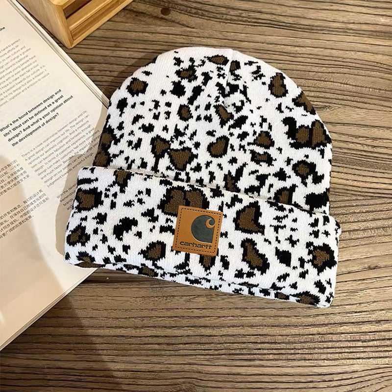 💖Vintage Cow Print Wool Hat