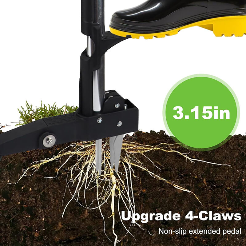 Claws with a wider, more flexible design sharper, stronger and more precise than ever! Even on larger or deeper-rooted weeds can also quickly effective removal.