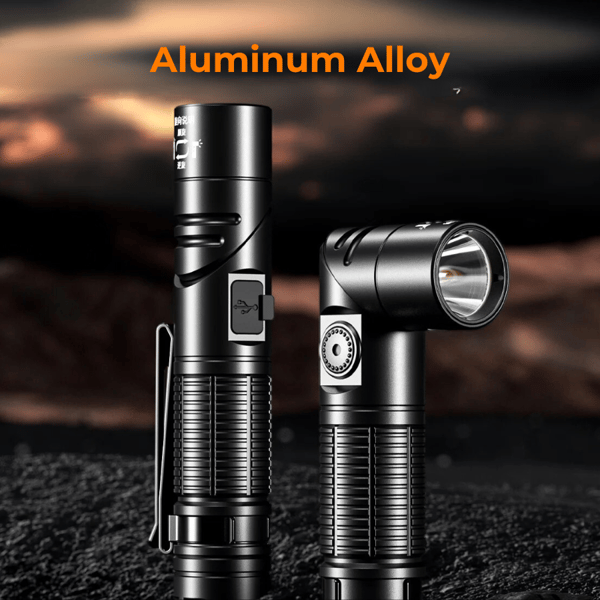 Swivel 500 Lumens Rechargeable Flashlight