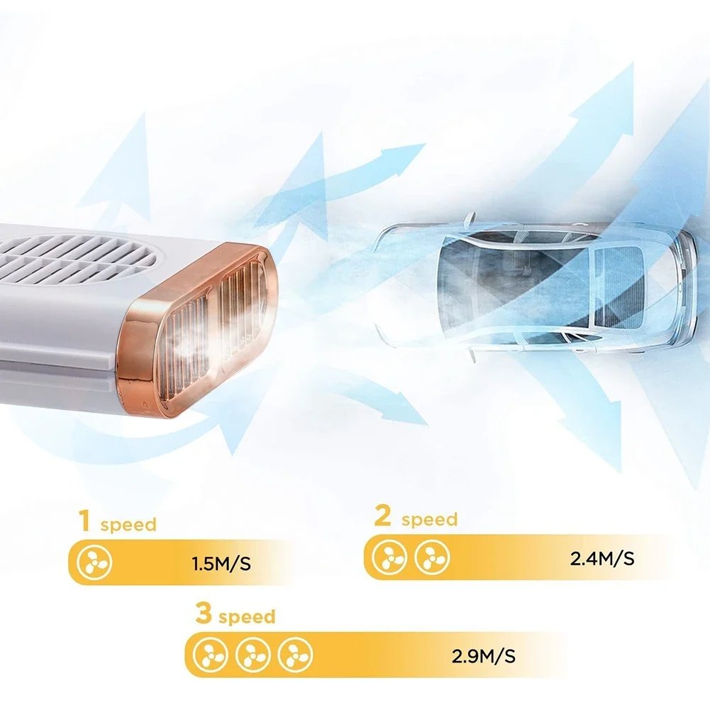 3-Speeds Car Seat Cooling Fan