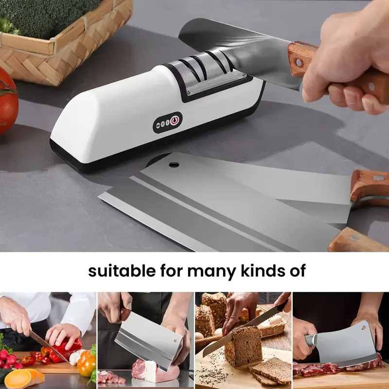Wireless Charging Electric Knife Sharpener