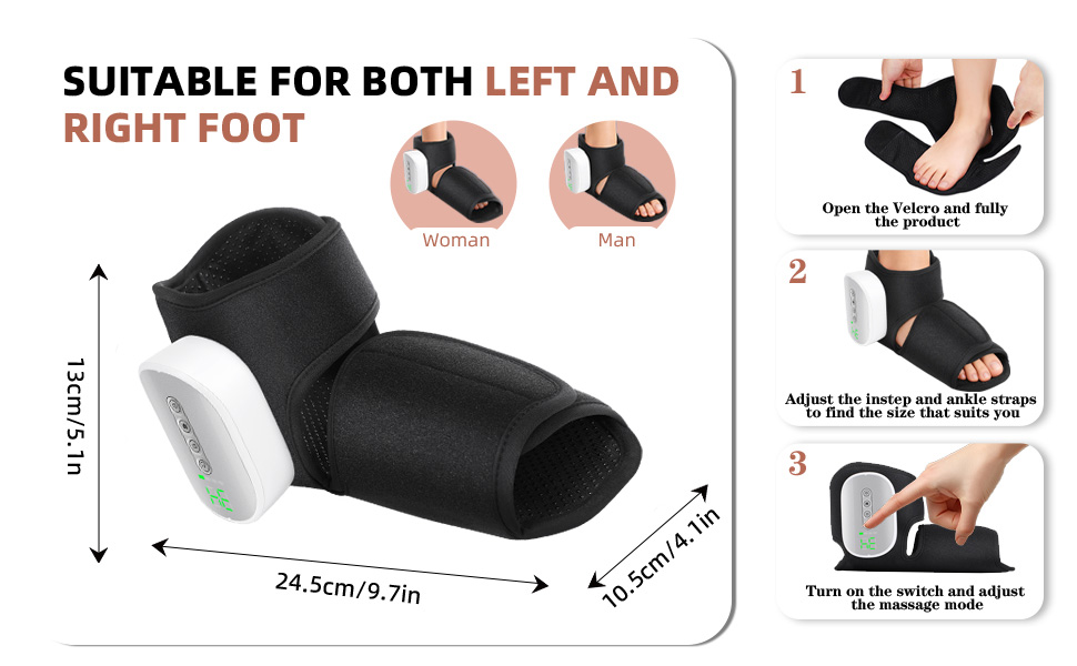 foot massager size