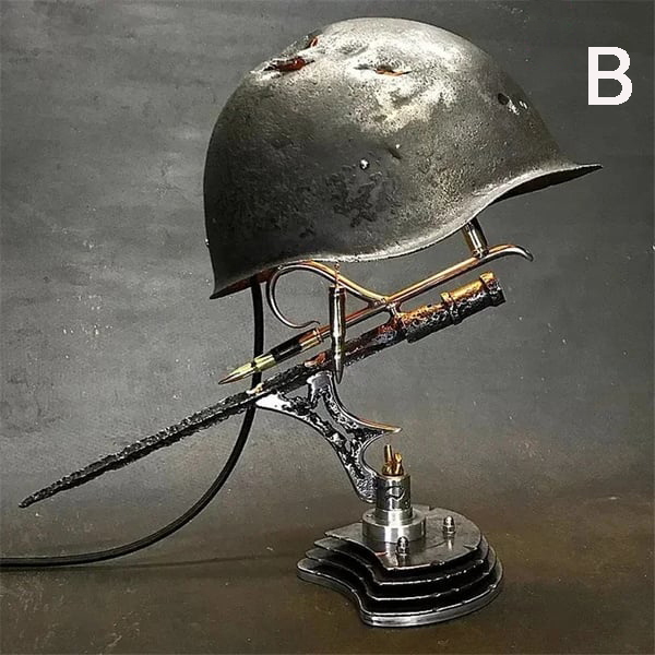Stahlhelm Helmet Table Lamp