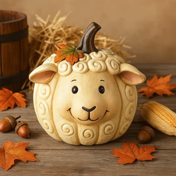 🔥Last Day 49% OFF - 🍂Thanksgiving Farm/Ranch Animal Pumpkins Engraving Figurines