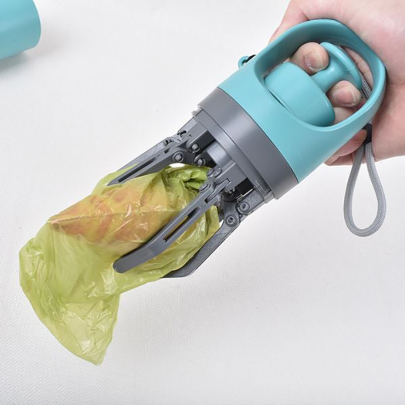 Portable Dog Poop Scooper With Built-in Bag Dispenser No Touch Portable Claw Pet Waste Cleaner Pet Poop Scooper 6 Claws