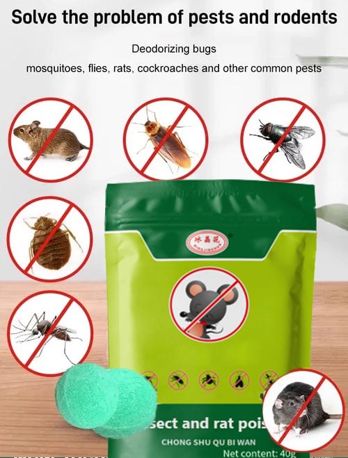 🔥Last Day 50% OFF🔥【1 pellet lasts for 3 year!】Rodent and insect repellent sphere