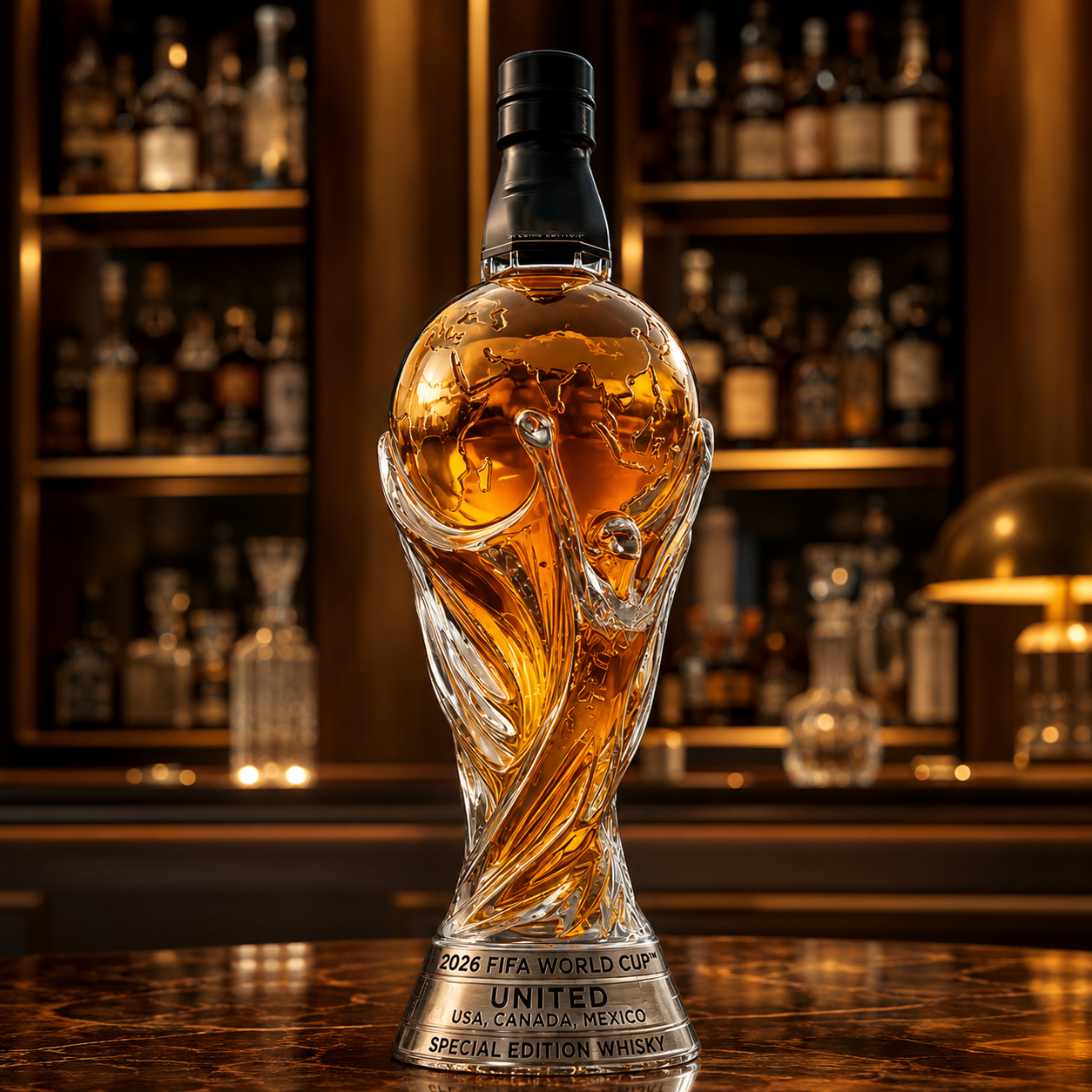 2026 World Cup Special Edition Whisky Bottle