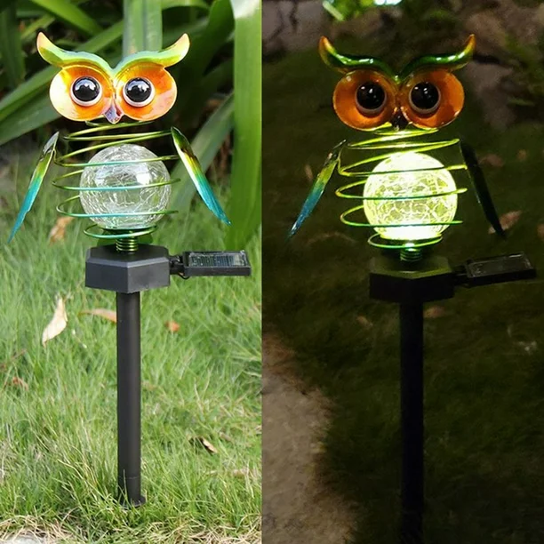 Solar Powered Iron Metal Garden Light
