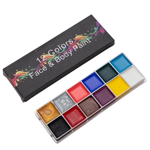 👻2024 Face Body Paint Oil Palette,🎃Halloween,Performance,Cosplay