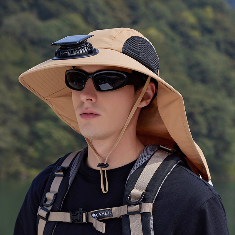 🔥Hot Sale 49%OFF - 2025 New Ultralight Solar Fan Sun Hat