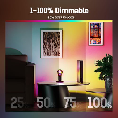 🔥Hot Sale 49% OFF - Upgraded Dimmable LED Stained Glass Light Bulb