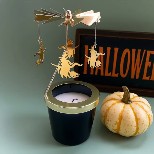 👻HALLOWEEN SALE – 49% OFF👻 Flying Rotating Witch Candle Holder