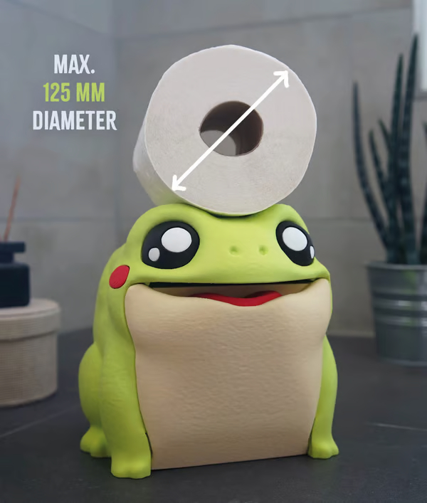 Frodrick the Frog 🐸 Toilet Paper Dispenser
