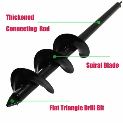  Easy Gardening Auger Spiral Drill Bit