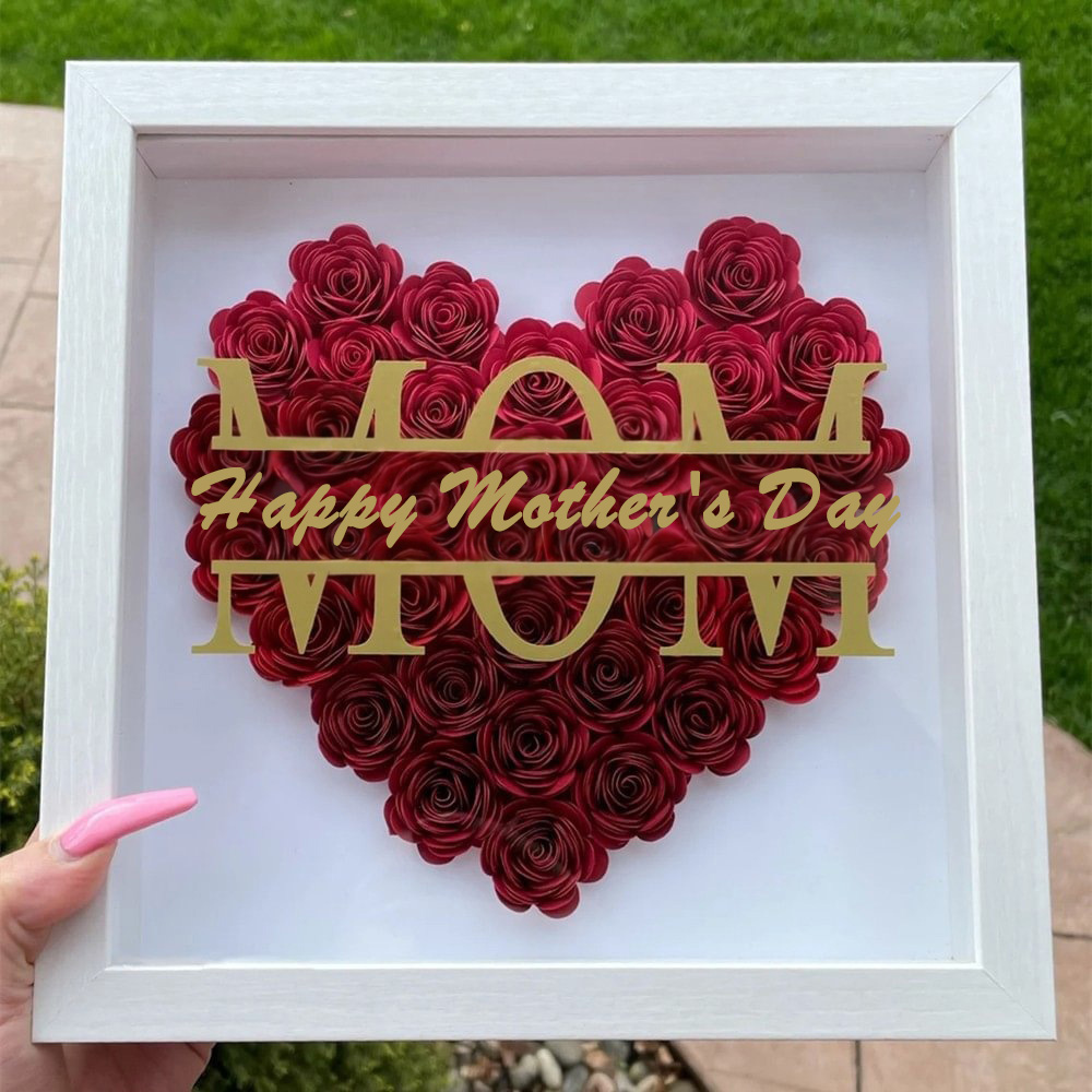 Mom Flower Shadow Box