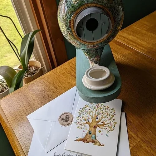 🎁49% OFF🎁 William Morris Teal Teapot Bird House