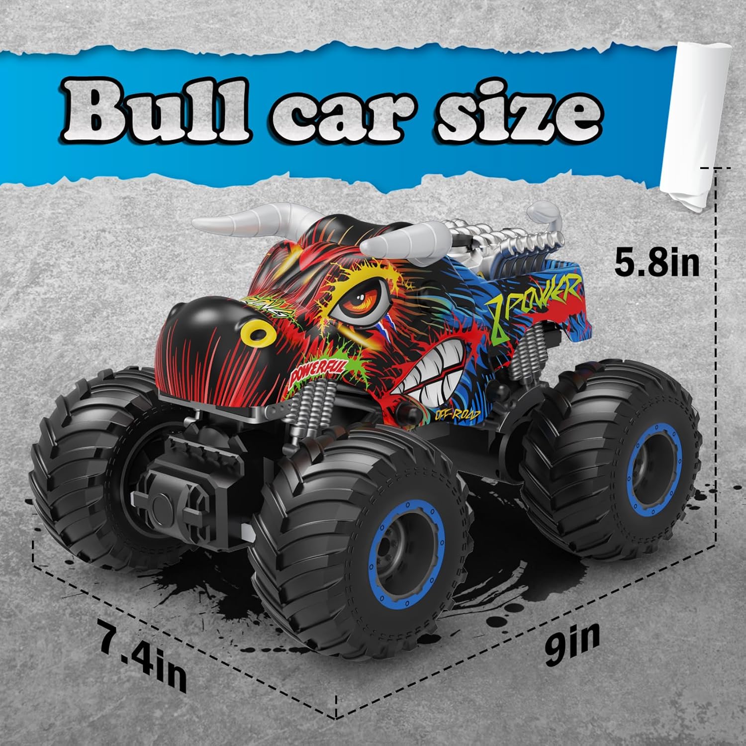 High speed cross-country Remote Control Monster Trucks