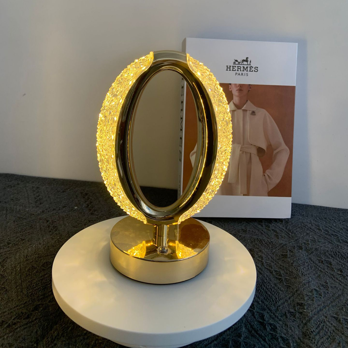 Cordless Crystal Touch Table Lamp