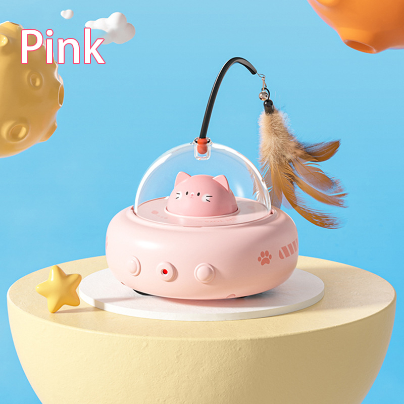 🛸Grishay™ Interactive UFO🛸 Keep Your Cat🐈 Active🚀 Entertained☄️ And Mentally Stimulated🎯