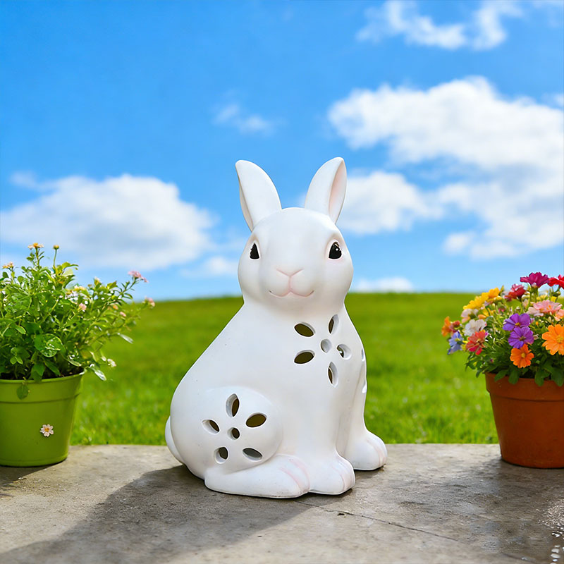 🐰☀️ Solar Easter Rabbit Garden Decor – Soft Glow for Spring & Beyond ☀️🐰