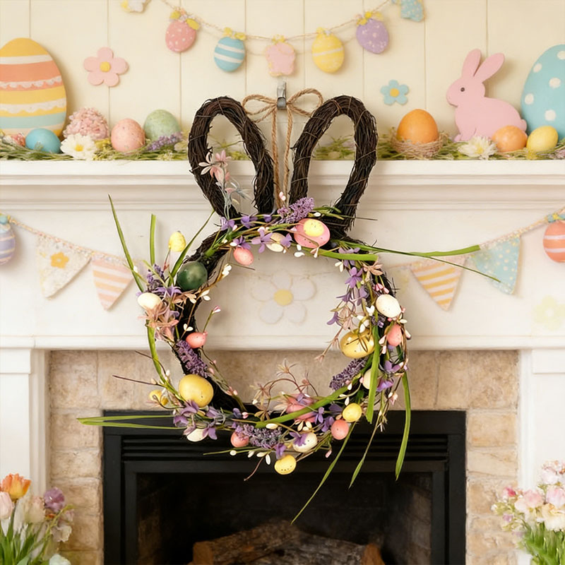 🐣🌸 Easter Wreath – Spring Front Door & Home Decor 🎀✨