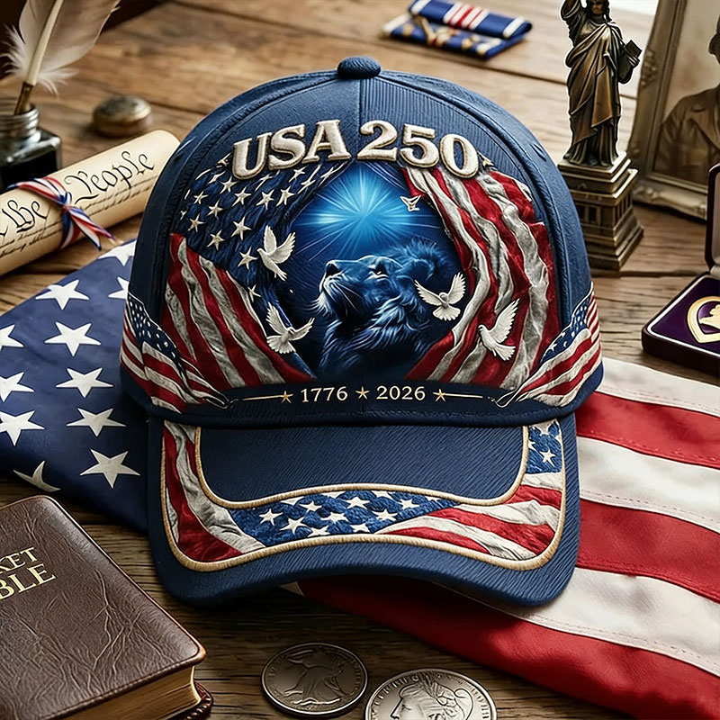 US 250th Anniversary Faith Art Print Hat