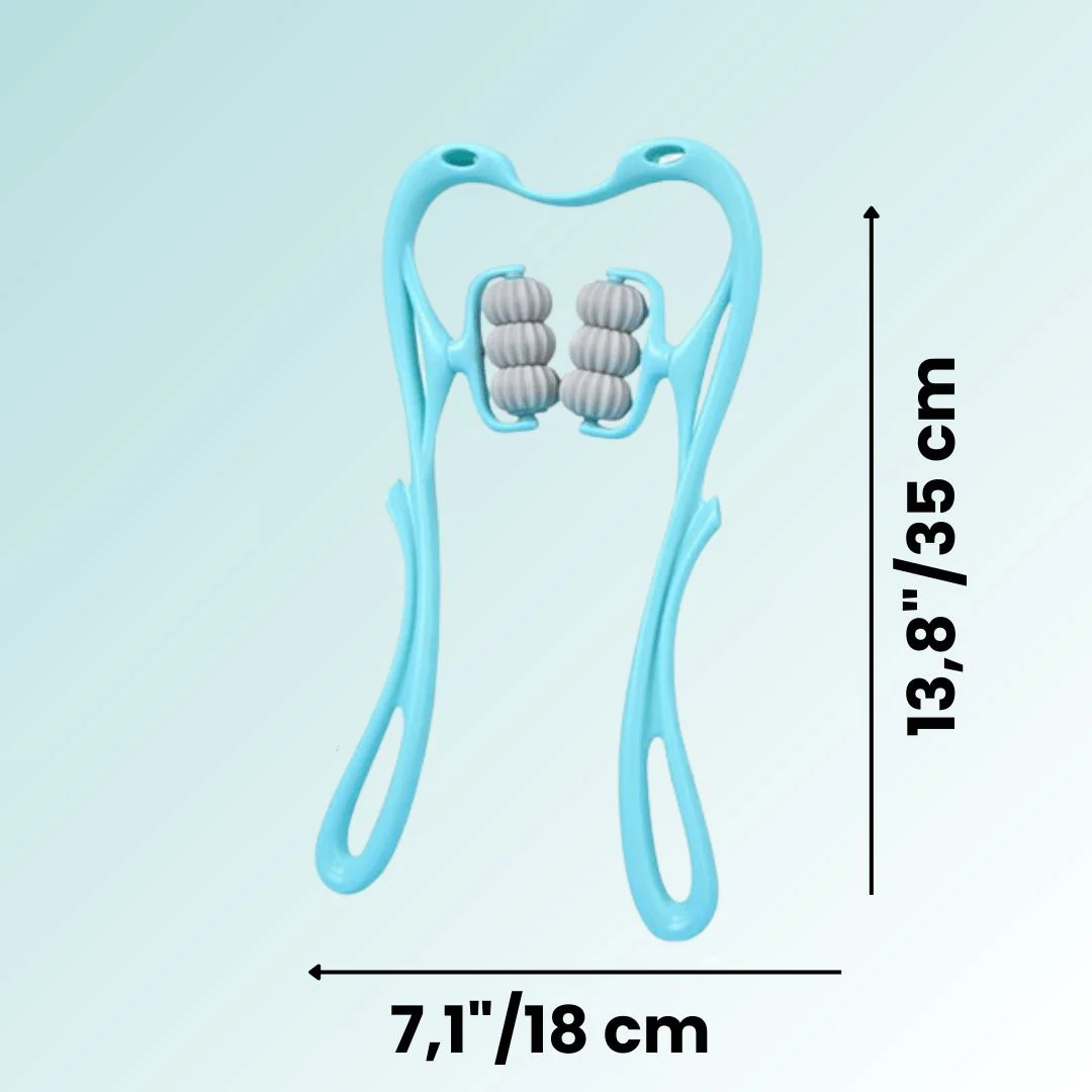 (🎁LAST DAY SALE - 50% OFF) Multifunctional Manual Six-wheel Neck Massager