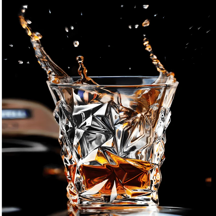 Japanese Crystal Whiskey Glasses 2-Pack