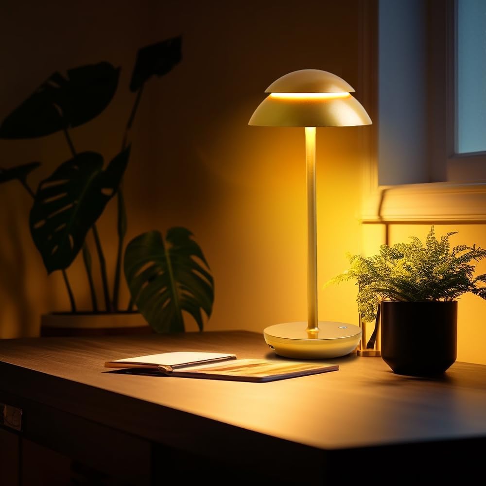 Cordless Table Lamp - Rechargeable Waterproof Desk Light