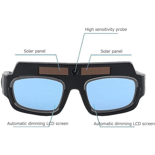 🛠️ Hot Deal ! – Solar Auto-Darkening Welding Goggles – Eye Protection with Smart Light Control