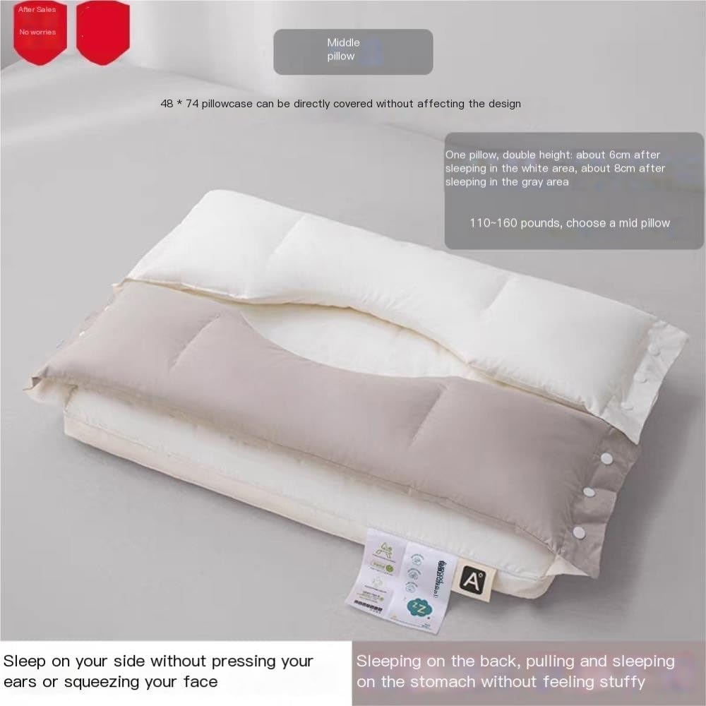 Sleeping Pillow Double-layer Removable Pillow Core
