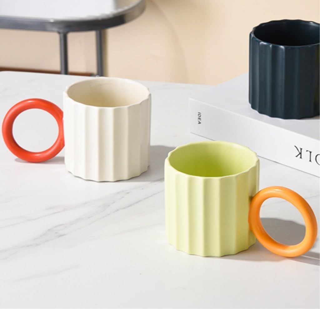 🎁Big Ears Contrasting Color Ceramic Water Cup