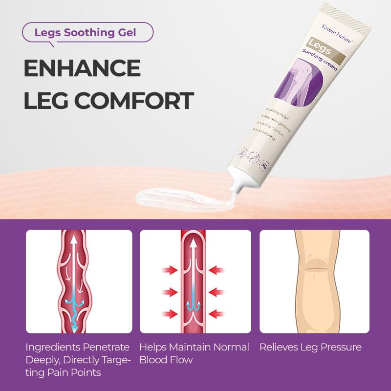 Soothing Leg Cream – Varicose & Spider Veins Relief