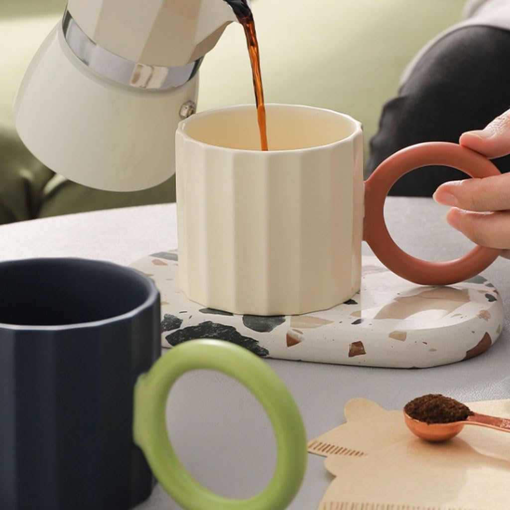 🎁Big Ears Contrasting Color Ceramic Water Cup