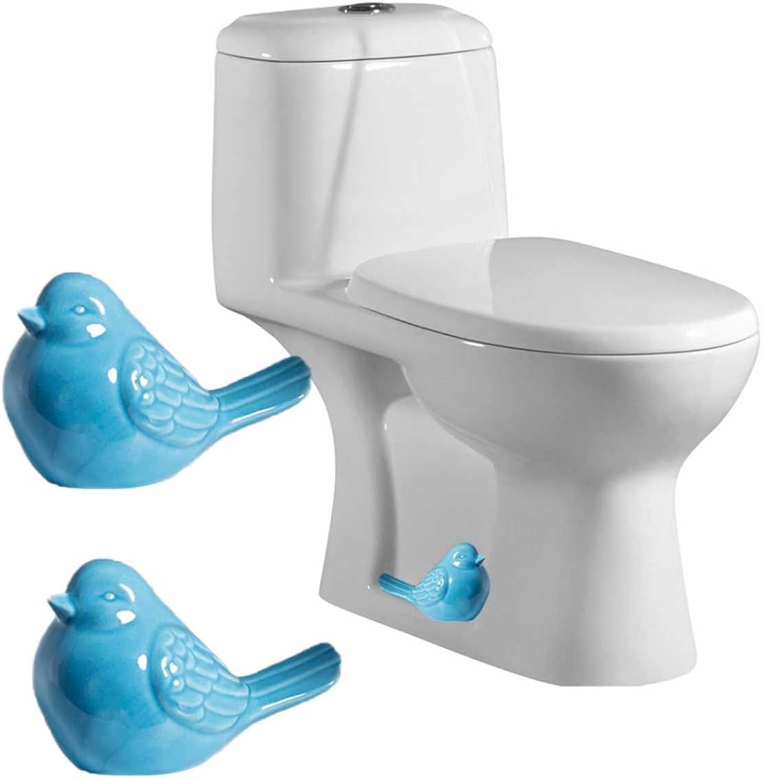 Universal Ceramic Toilet Bolt Covers Decorative