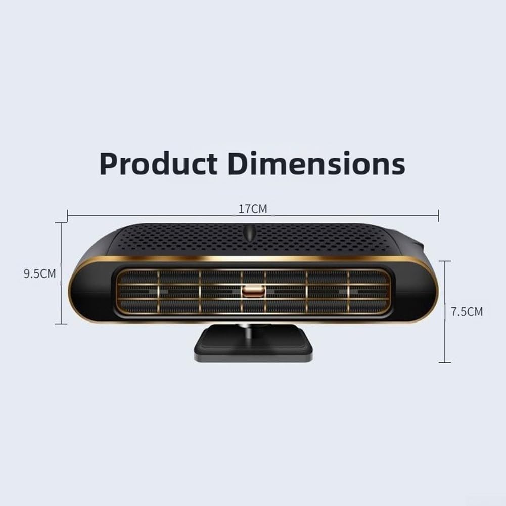 Widened Portable Fast Heating Defrost Defogger