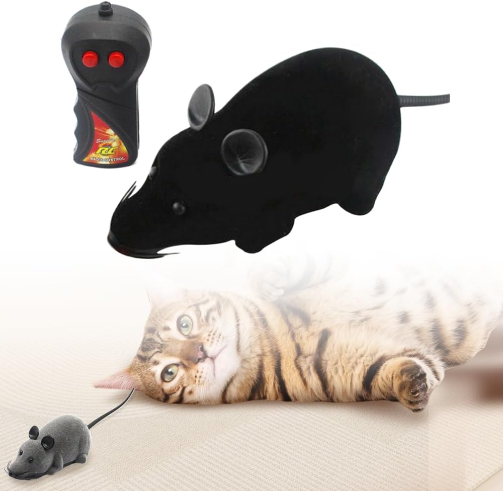 2025 New Interactive Automatic Moving Mouse Toys with Squeaky Sound