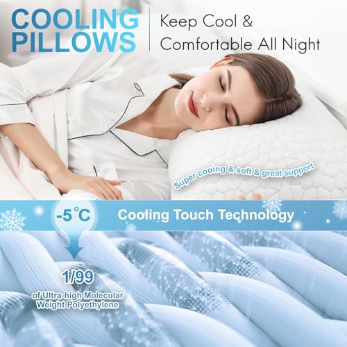 Cooling Bed Pillows for Sleeping