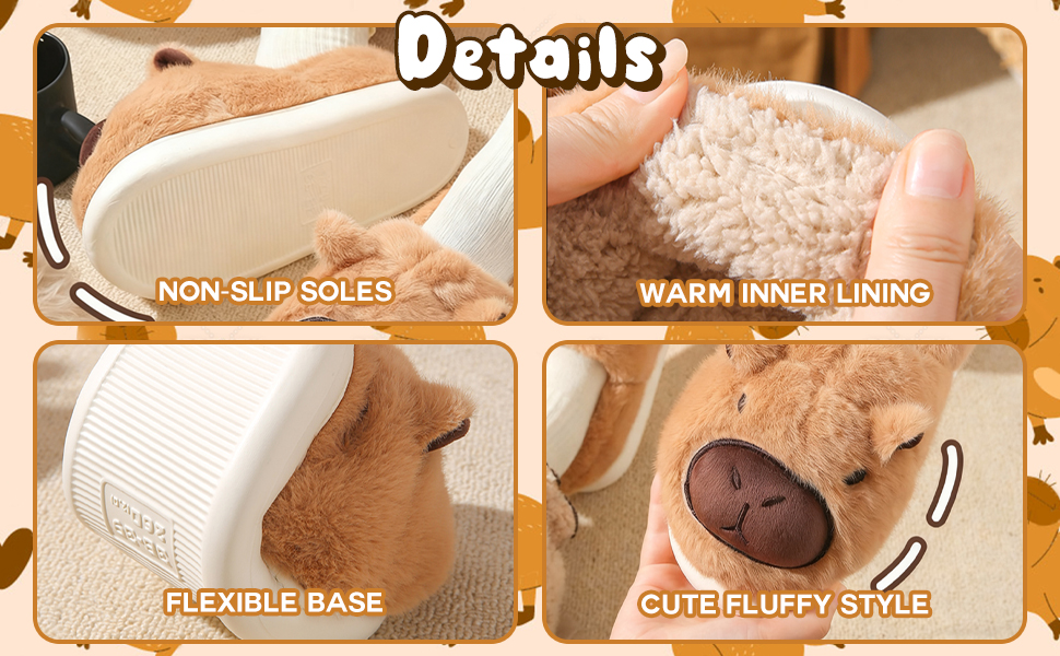 Capybara Slippers