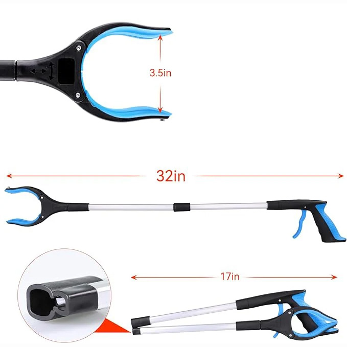 (🔥HOT SALE NOW 49% OFF) --2024 Newly Upgraded Foldable Grabber With 360° Swivel Clip